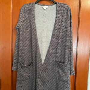 LuLaRoe Caroline Womens Lightweight Jersey Caroline Cardigan Size Medium
